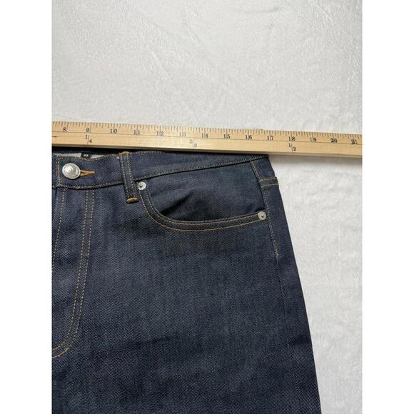 A.P.C. Petit New Standard PNS Jeans Raw Selvedge Button Fly 33x31 - Picture 7 of 8